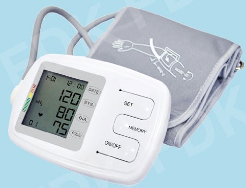 EastShore C12BVL Talking Upper Arm Blood Pressure Monitor With EXTRA LARGE CUFF 22-48CM (8.7-19 IN)