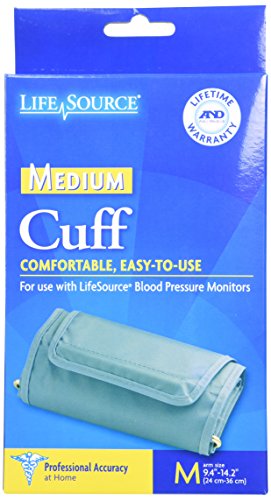 LifeSource UA-280 Blood Pressure Monitor Cuff,  Medium (9.4