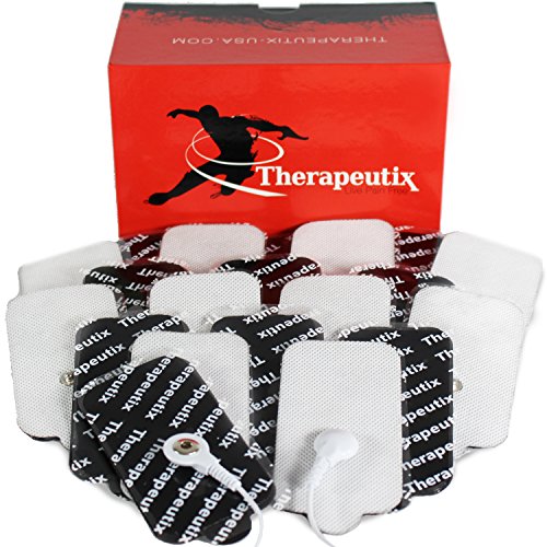 Therapeutix TENS Unit Electronic Massager Snap-On Electrode Pads (20), Large