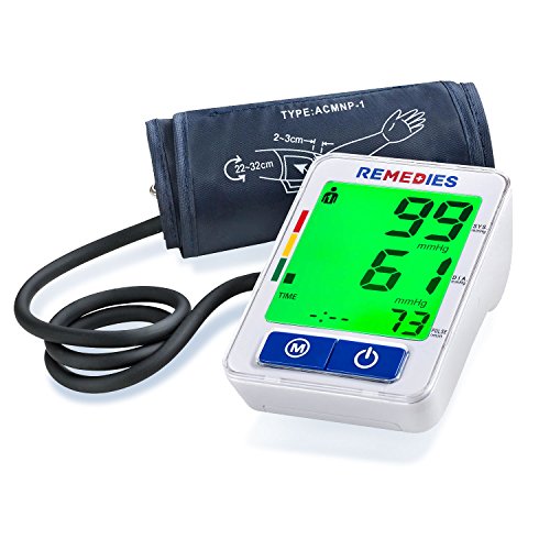 Blood Pressure Monitor, Easy and Accurate Readings.Guaranteed Instant, Automatic Digital Upper Arm Cuff , Portable & Perfect for Home Use Cuff that fits Standard and Large Arms