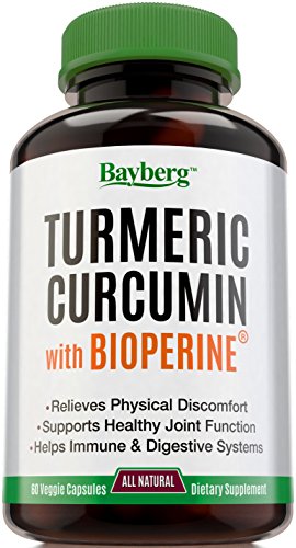 Turmeric Curcumin with Bioperine (Black Pepper). 100{0ad59209ba3ce7f48e71d4a0dc628eee9b107ea7079661ded2b3bda89b047a8b} Natural Supplement, Antioxidant & Pain Relief. Anti-Inflammatory and Digestive Support. Promotes Skin & Cardiovascular Health. Made in USA.