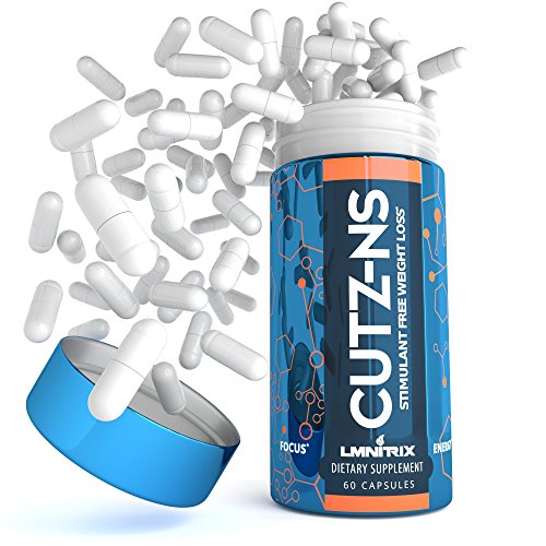 CUTZ-NS ✮ Natural Non-Stimulant Fat Burner ✮ Caffeine Free Fat Burning Supplement ✮ Best Appetite Suppressant And Weight Loss Pill To Reduce Belly Fat For Men & Women ✮ 60 Caps