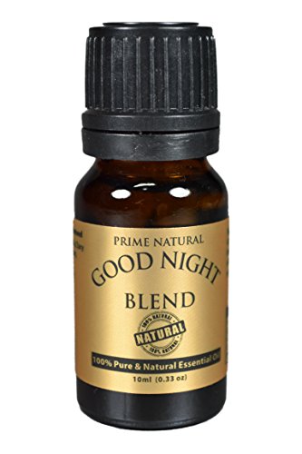 Good Night Essential Oil Blend 10ml - 100{0ad59209ba3ce7f48e71d4a0dc628eee9b107ea7079661ded2b3bda89b047a8b} Natural Pure Undiluted Therapeutic Grade for Aromatherapy, Scents & Diffuser - Natural Sleep Aid, Depression Stress Anxiety Relief, Relaxation, Boost Mood