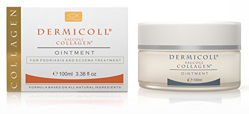 Dermicoll Pure Marine Collagen to Aid Psoriasis Treatment, Eczema Treatment, Pruritus, Skin Irritation & Dryness - Removes Scales, Soothes Skin, Promotes Collagen Production - Steroids Free - 100 ml