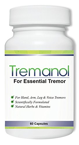 Tremanol - All Natural Essential Tremor Supplement - Provides Long-Term Herbal Relief to Reduce and Soothe Shaky Hands, Arm, Leg, & Voice Tremors Plus Includes Bonus ET Recipes E-book