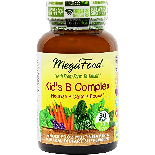 MegaFood - Kid's B Complex, Supports the Health of the Nervous System, 30 Tablets (FFP)
