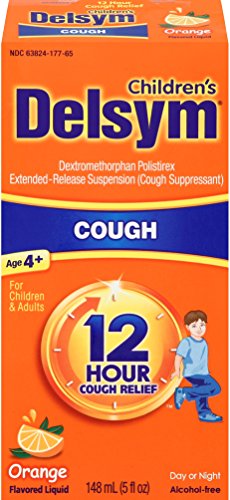 Delsym 12 Hr Children's, Cough Relief Liquid, Orange, 5oz