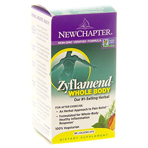 New Chapter Joint Supplement + Herbal Pain Relief - Zyflamend Whole Body for Healthy Inflammation Response - 30 ct