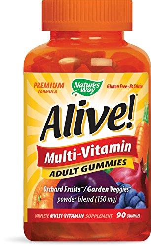 Nature's Way Alive! Premium Formula Multi-Vitamin Adult Gummies, 90 Count