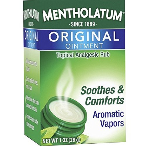 Mentholatum Original Ointment Soothing Relief, Aromatic Vapors - 1 oz ( Pack of 3)