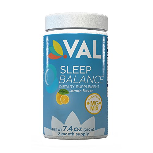 NEW Sleep Aid Balance Drink by VAL with Melatonin 5mg, Magnesium Citrate, Glycinate, Chelate 350mg & L-Theanine | Fall Asleep and Stay Asleep Advanced Formulation | Natural Non-Habit Forming