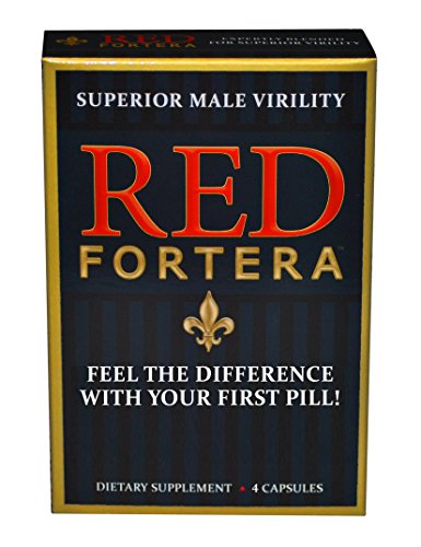 Clinically Tested Red Fortera Fast Acting Tribulus Energy Performance Booster | Increase Performance and Stamina On-Demand (4 Capsule Included)