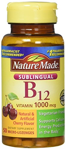 Nature Made Vitamin B-12 1000 MCG Sublingual, 50 Count (Pack of 3)