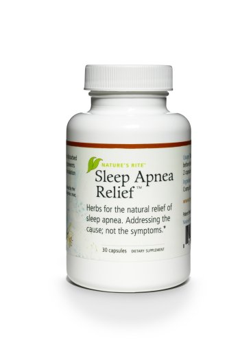Natures Rite Sleep Apnea Relief All Natural Supplement 30 Capsules 550 mg