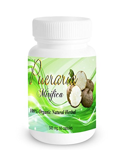 60 Caps X 500mg Pueraria Mirifica Powder Root Extract Breast Best Enhancement Augmentation Grown in Thailand Highest Mountain