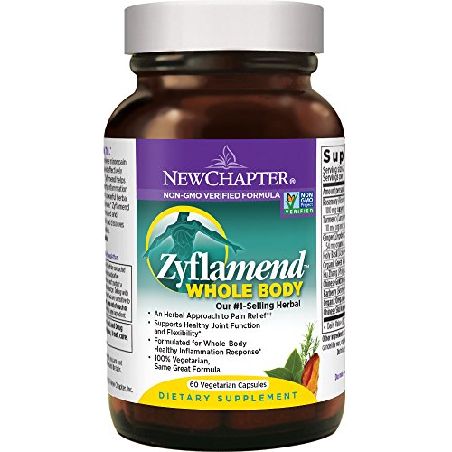 New Chapter Joint Supplement + Herbal Pain Relief - Zyflamend Whole Body for Healthy Inflammation Response - 60 ct