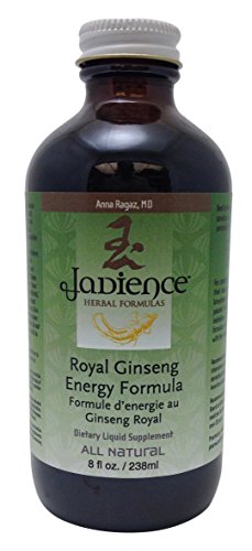 Jadience Royal Ginseng Energy Formula - Liquid Dietary Supplement - 8oz | Increase Metabolism, Burn Fat | Dong Quai Tea Extract Helps Boost Vitality, Energize Daily Activity & Helps Sleep Disorders