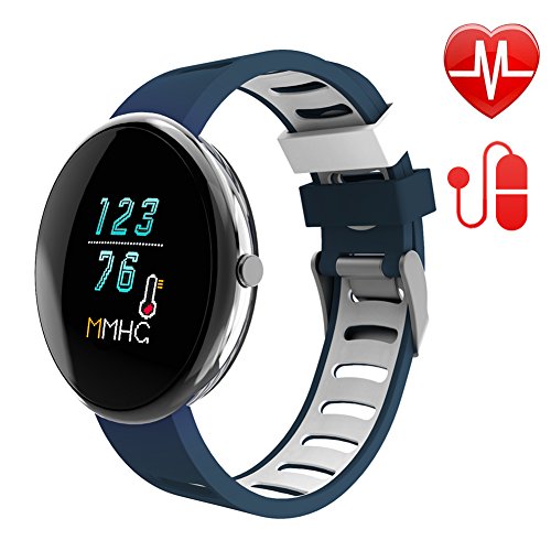 LETSCOM Fitness Tracker Watch with Heart Rate Watch and Blood Pressure Monitor, Step Counter Watch, Pedometer, IP67 Waterproof,Sleep Monitor, Smart Watch for Women Men Kids