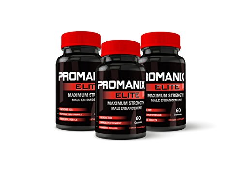 Promanix Elite Male Enhancement Pills - 3-Month Supply - Erection Pills - Enlargement Pills for Men - Testosterone Booster - Increase Size, Stamina, Sex-Drive - Maca, Tribulus - Male Performance Pills
