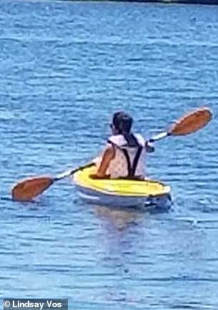 Lindsay hasn't regained full strength in her left hand, but she's back to kayaking with an adaptive paddle nonetheless