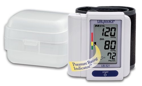 LifeSource UB-521 Digital Wrist Blood Pressure Monitor