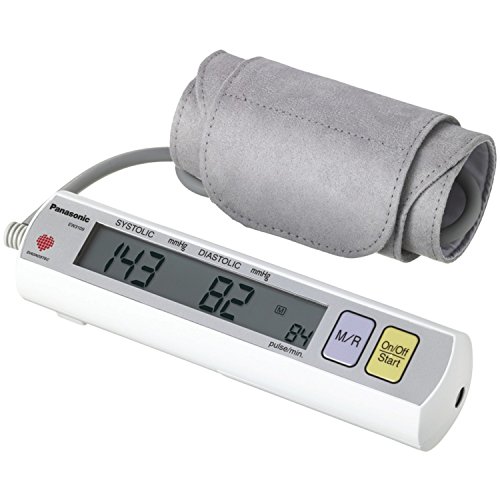 Panasonic EW3109W Portable Upper Arm Blood Pressure Monitor White/Grey