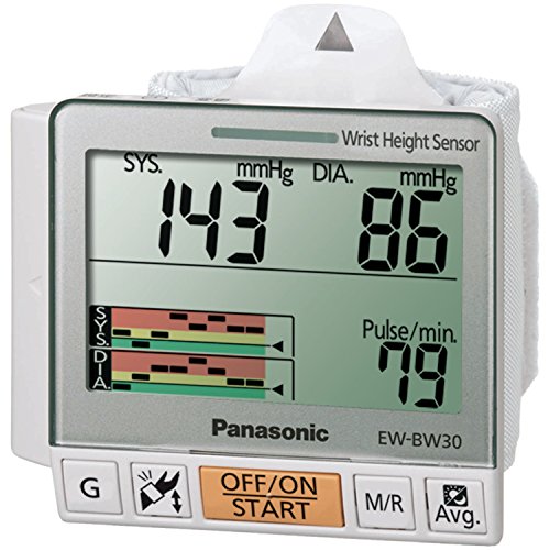 Panasonic EW-BW30S Wrist Blood Pressure Monitor with Trend Graph
