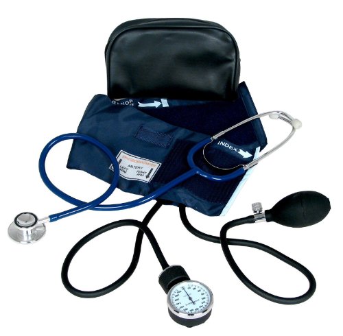 BP MEDICAL SUPPLIES Blood Pressure Cuff With Dual Head Stethoscope Kit