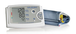 LifeSource Advanced Blood Pressure Monitor with AccuFit Extra Large Cuff (UA-789AC) Product Shot
