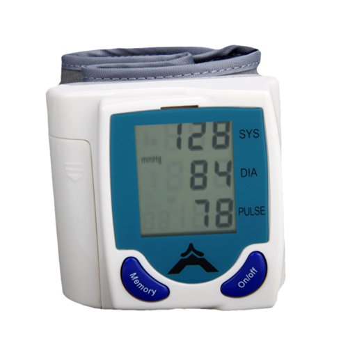 Crazy K&A LCD Display Screen Wrist Blood Pressure Monitor