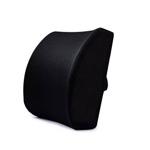 Han Shi® Back Pain Killer - Memory Foam 3d Lumbar Support Cushion Back Pillows for Office Chair