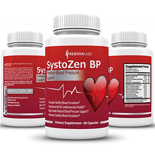 Blood Pressure Support Supplement | Promotes Healthy Blood Pressure, Improves Circulation, & Promotes Cardiovascular Health | Natural Formula with 14 Ingredients | 60 Capsules