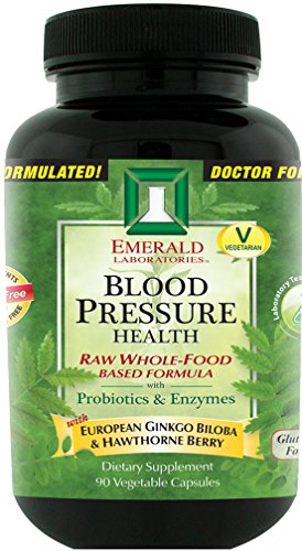Emerald Laboratories - Blood Pressure Health - with European Ginkgo Biloba & Hawthorne Berry - 90 Vegetable Capsules