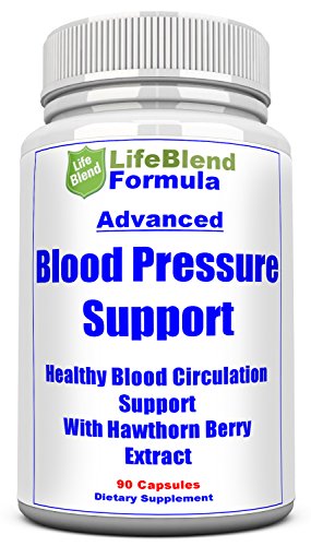 Reliable Blood Pressure Support - Natural Cardiovascular Health Aid - Assist Blood Circulation & Hypertension - with Hawthorn Berry, Garlic & Olive - 90 Capsules