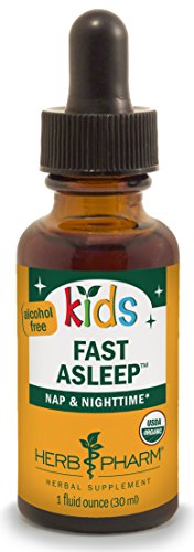 Herb Pharm Kids Certified-Organic Alcohol-Free Fast Asleep Herbal Formula, 1 Ounce