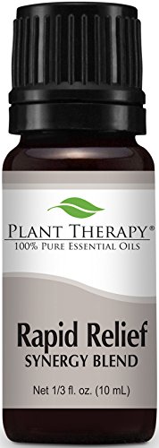 Plant Therapy Rapid Relief Synergy (Formerly Known As Pain-Aid) Essential Oil Blend. 100{0ad59209ba3ce7f48e71d4a0dc628eee9b107ea7079661ded2b3bda89b047a8b} Pure, Undiluted, Therapeutic Grade Essential Oils. 10 ml (1/3 oz).