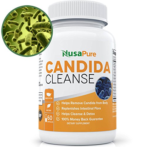 Candida Cleanse: Yeast Infection Treatment: Thrush Treatment: Caprylic Acid, Oregano Oil, Acidophilus, Wormwood, Black Walnut and Probiotics to Treat Candida Overgrowth and Yeast Infections: 60 Caps