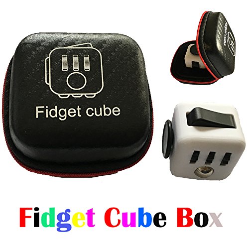 Cattle Fidget Cube Box Relieves Stress And Anxiety for Children and Adults (Black Box, 884)
