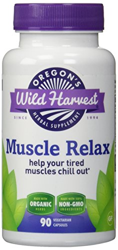 Oregon's Wild Harvest Muscle Relax Organic Herbal Supplement, 90 Count