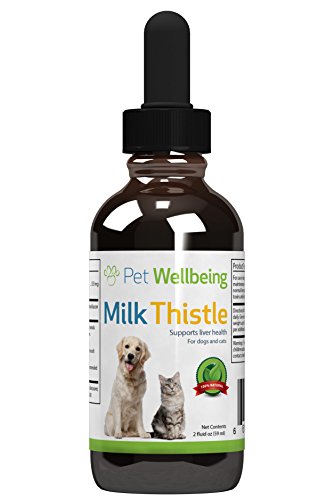 Pet Wellbeing - Milk Thistle for Cats - Natural support for Liver health in Cats - 2oz(59ml)