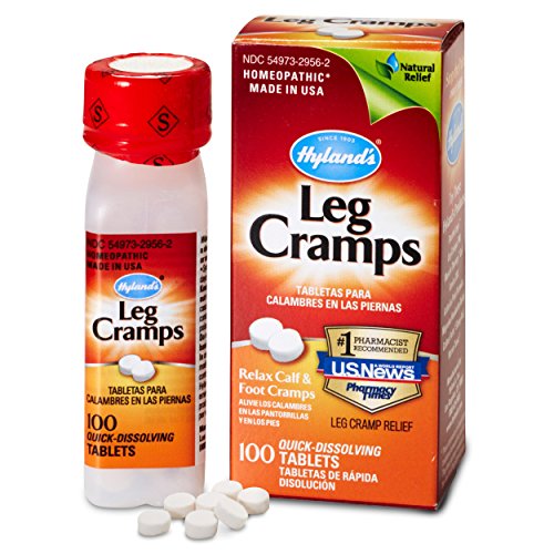 Hyland's Leg Cramp Tablets, Natural Relief of Calf Cramps, Foot Cramps and Leg Cramps, 100 Count