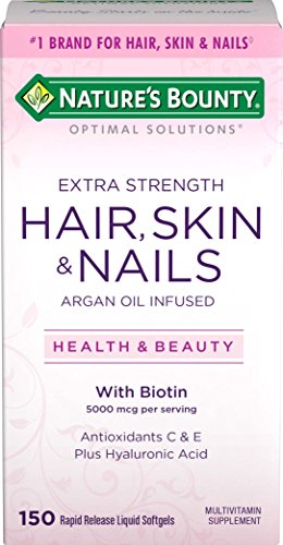 Nature's Bounty Optimal Solutions Hair, Skin & Nails Extra Strength, 150 Softgels