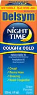 Delsym Adult Night Time Cough & Cold Cherry (4 Ounces)