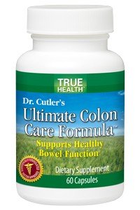 Dr. Cutler's Ultimate Colon Care Formula with Chinese Rhubarb | Cape Aloe | Digestive enzyme blend by True Health