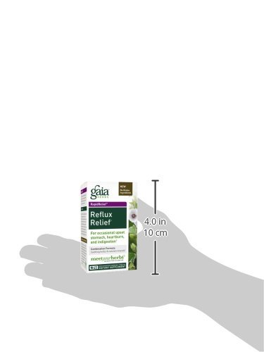 Gaia Herbs Rapidrelief Reflux Relief Tablets, 45 Count