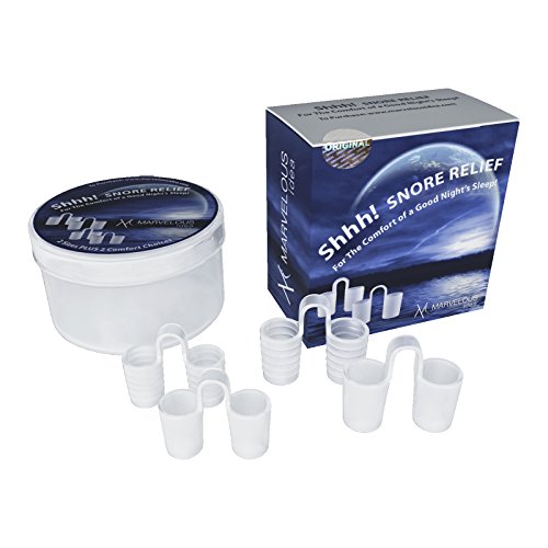 Shhh! Snore Relief Nose Vents Stop Snoring Solution Aids Deviated Septum Sleep Problems