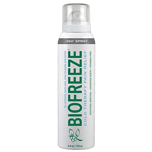 Bio Freeze Cold Therapy Pain Relief 360 Degree Spray, 4 Ounce