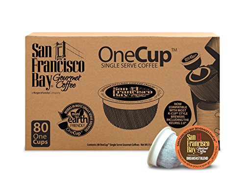 San Francisco Bay OneCup, Breakfast Blend, 80 Single Serve Coffees