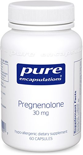Pure Encapsulations - Pregnenolone 30 mg - Hypoallergenic Supplement to Support the Immune System, Mood and Memory* - 60 Capsules