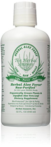 Herbal Answers Herbal Aloe Force Aloe Vera and Herbal Dietary Supplement, 32 fl oz